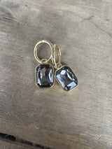 Smoky Gemstone Glam Drop Earrings