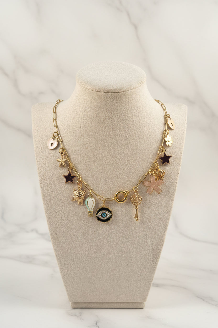Customized charm necklace