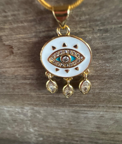GARDENIA Evil Eye Necklace - AANI & RU