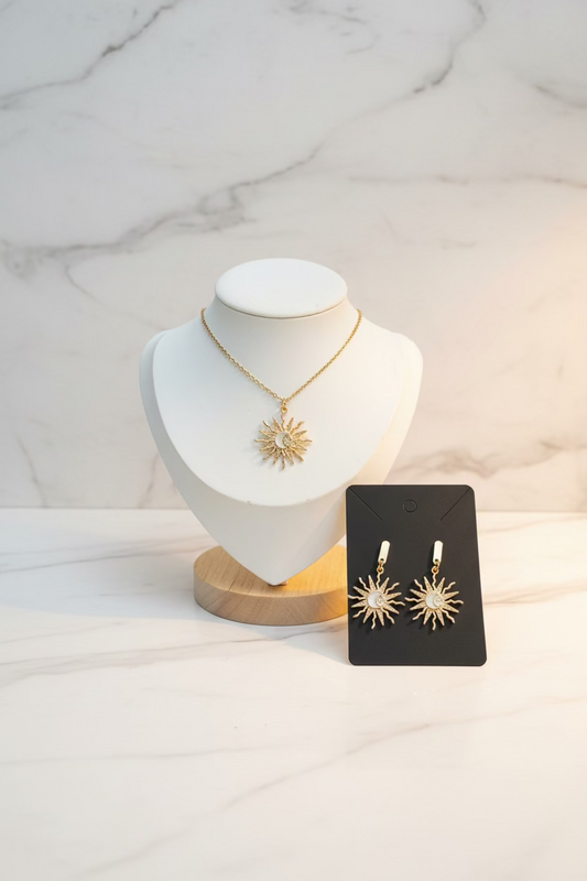 Celestial Sunburst Jewelry Set