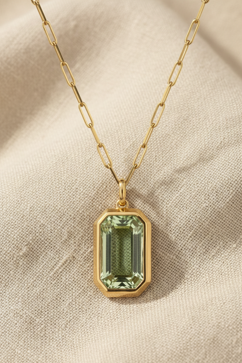Zirconia Stone Necklace - AANI & RU