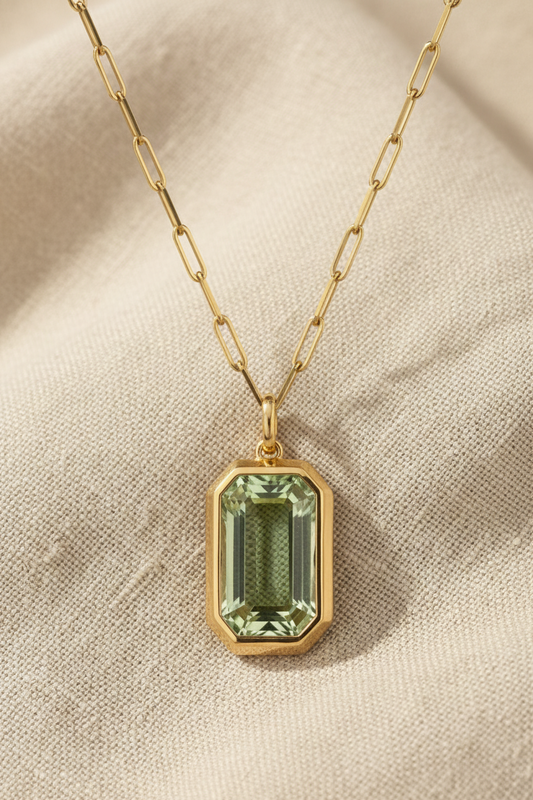 Zirconia Stone Necklace - AANI & RU