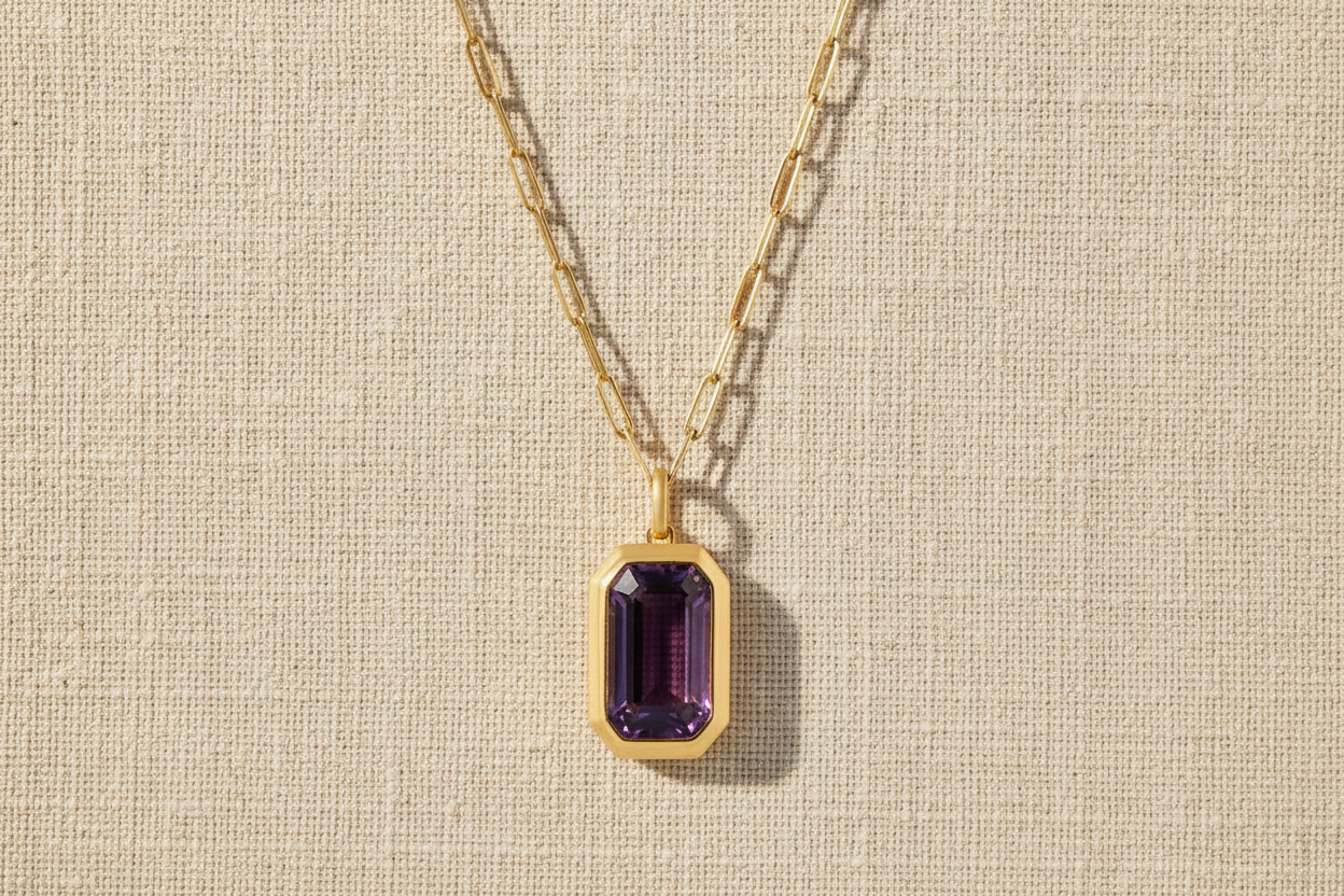 Zirconia Stone Necklace - AANI & RU